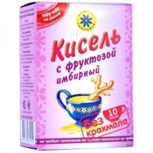 Кисель "Имбирный" с фруктозой 150г 1/40